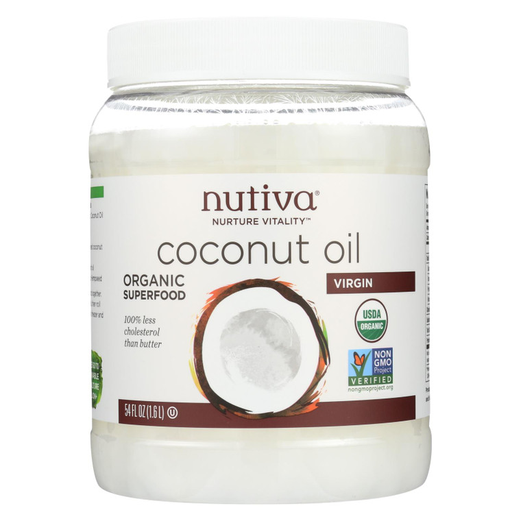 Nutiva Virgin Coconut Oil Organic - 54 Fl Oz Nutiva Virgin Coconut Oil Organic - 54 Fl Oz