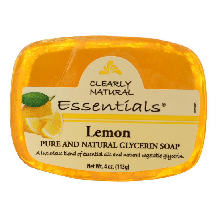 Clearly Natural Glycerine Bar Soap Lemon - 4 Oz Clearly Natural Glycerine Bar Soap Lemon - 4 Oz
