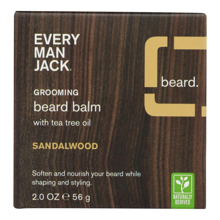 Every Man Jack - Beard Balm Sandalwood - 1 Each - 2 Oz Every Man Jack - Beard Balm Sandalwood - 1 Each - 2 Oz