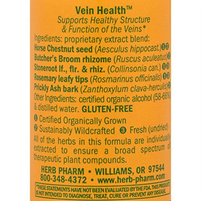 Herb Pharm - Healthy Veins Tonic - 1 Each-1 Fz