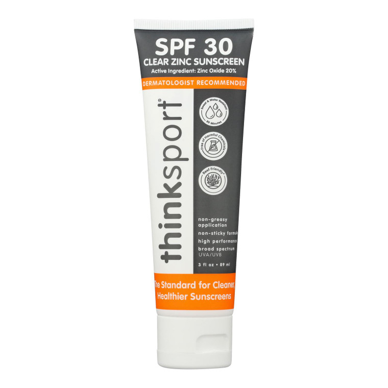 Thinksport - Snscrn Clear Zinc Spf30 - 1 Each -3 Fz Thinksport - Snscrn Clear Zinc Spf30 - 1 Each -3 Fz