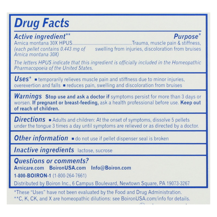 Boiron - Arnicare 30x Pain Relief Tube - 3 Count Boiron - Arnicare 30x Pain Relief Tube - 3 Count