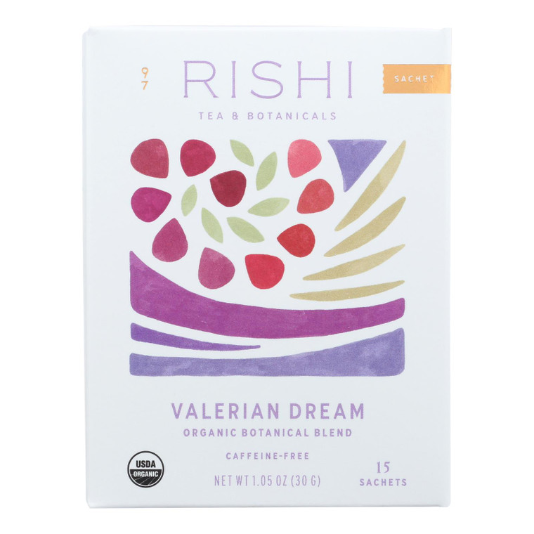 Rishi - Tea Valerian Dream - Case Of 6-15 Bag Rishi - Tea Valerian Dream - Case Of 6-15 Bag