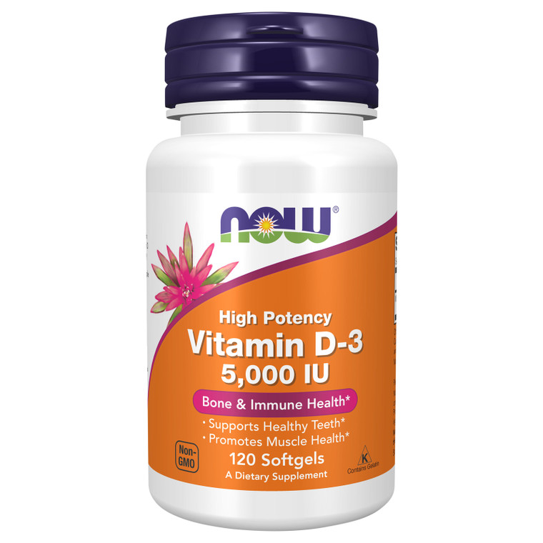 Now Foods - Vit D-3 5000iu - Ea Of 1-120 Sgel Now Foods - Vit D-3 5000iu - Ea Of 1-120 Sgel