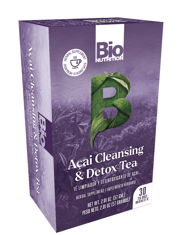 Bio Nutrition - Tea Acai Cleansing Detox - Ea Of 1-30 Bag Bio Nutrition - Tea Acai Cleansing Detox - Ea Of 1-30 Bag
