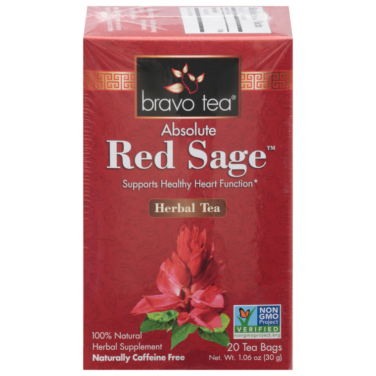 Bravo Teas&herbs - Tea Red Sage Root - 1 Each-20 Bag Bravo Teas&herbs - Tea Red Sage Root - 1 Each-20 Bag