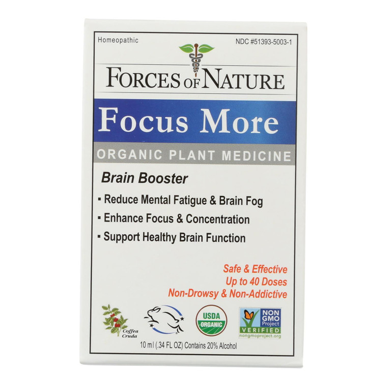 Forces Of Nature - Focus More - 1 Each-10 Ml - J C Herbal Products