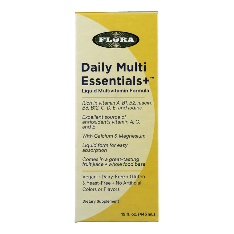 Flora - Mltivtmn Daily Essntl Liquid - 1 Each-15 Fz - J C Herbal Products