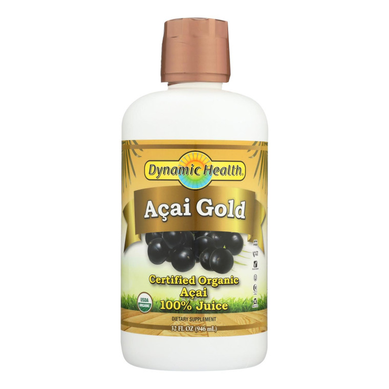 Dynamic Health Organic Acai Gold - 32 Fl Oz - J C Herbal Products