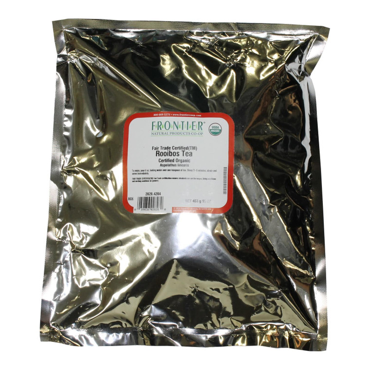 Frontier Herb Tea - Organic - Rooibos - Bulk - 1 Lb - J C Herbal Products