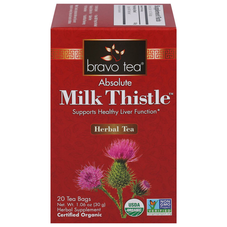 Bravo Teas&herbs - Tea Milk Thistle - 1 Each-20 Bag - J C Herbal Products
