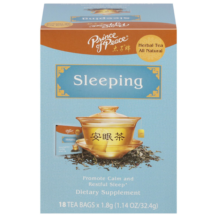 Prince Of Peace - Tea Sleeping - 1 Each - 18 Bag - J C Herbal Products