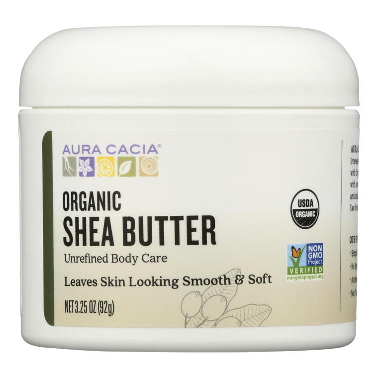 Aura Cacia - Body Butter Shea Unrf - 1 Each - 3.25 Fz - J C Herbal Products