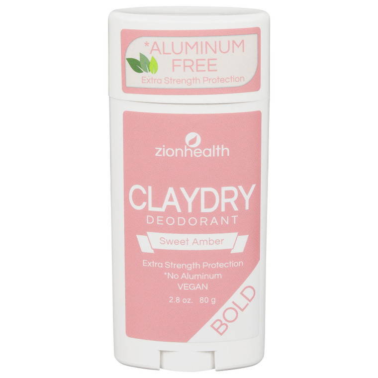 Zion Health - Clydry Deodorant Sweet Ambr/bold - 1 Each - 2.8 Oz - J C Herbal Products