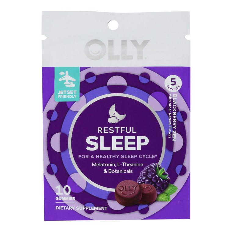 Olly - Sleep Blkbry Zen Gummie - Case Of 24-10 Ct - J C Herbal Products