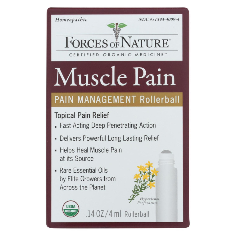 Forces Of Nature - Muscle Pain Management - 1 Each - 4 Ml