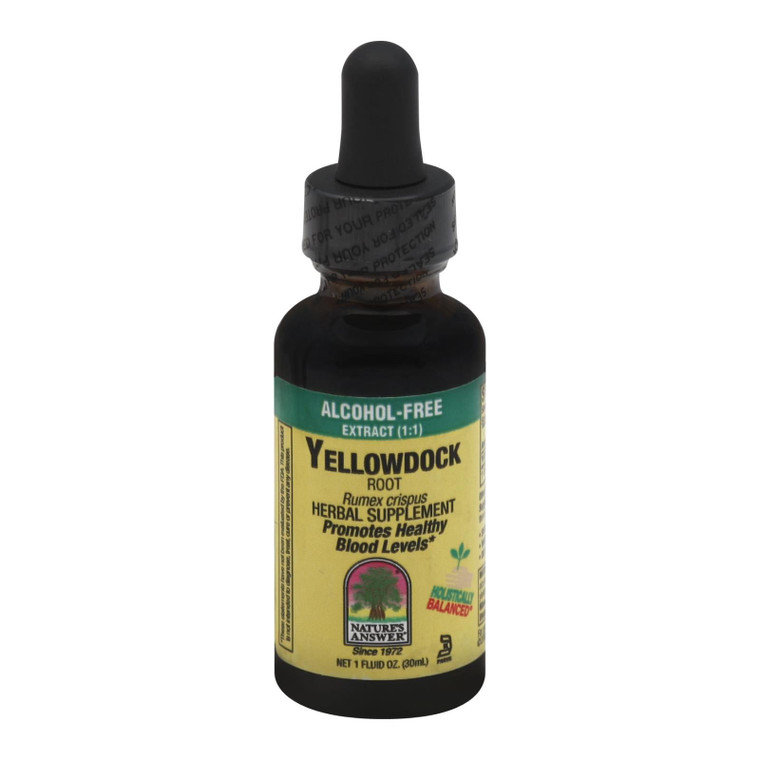 Nature's Answer - Yellowdock Root - 1 Fl Oz - J C Herbal Products