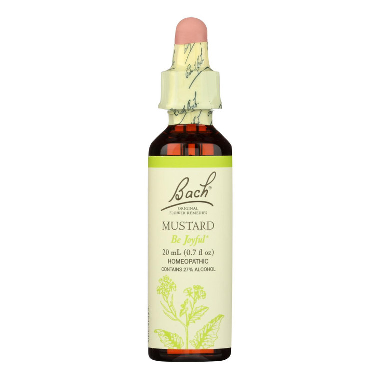 Bach Flower Remedies Essence Mustard - 0.7 Fl Oz - J C Herbal Products