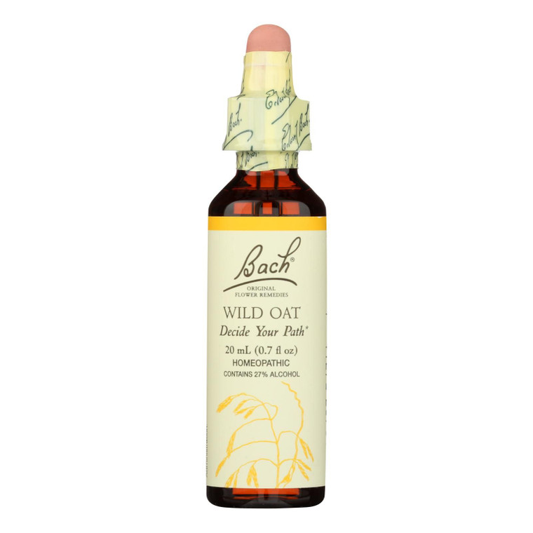 Bach Flower Remedies Essence Wild Oat - 0.7 Fl Oz - J C Herbal Products