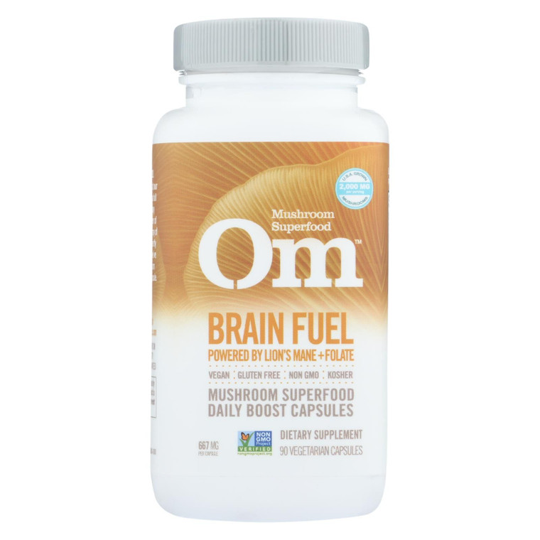 Om - Mush Sprfd Brain Fuel - 1 Each - 90 Ct - J C Herbal Products