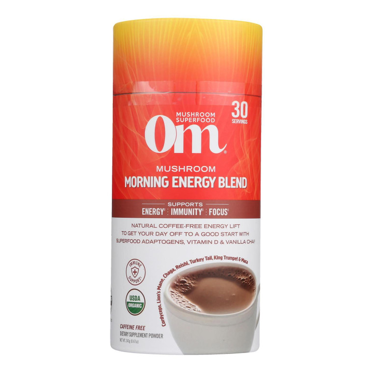 Om - Mush Morn Energy Blend - 1 Each-8.47 Oz - J C Herbal Products