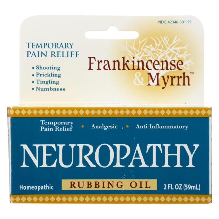 Frankincense And Myrrh Neuropathy Rubbing Oil - 2 Fl Oz - J C Herbal Products