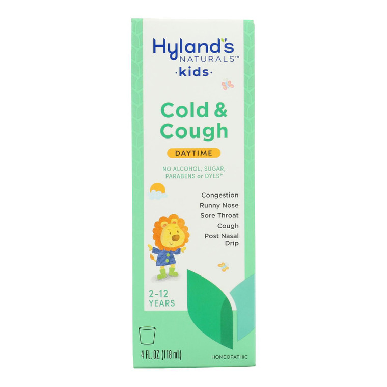 Hyland's - 4kids Cold 'n Cough - Case Of 3-4 Fluid Ounces - J C Herbal Products