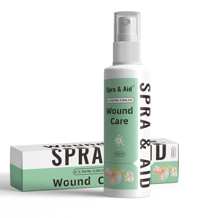 First Aid Spray Active Skin Repair Wound Care Therapy Spray for Minor Cuts & Scrapes Against Infection Antiseptic Spray 2oz - J C Herbal Products