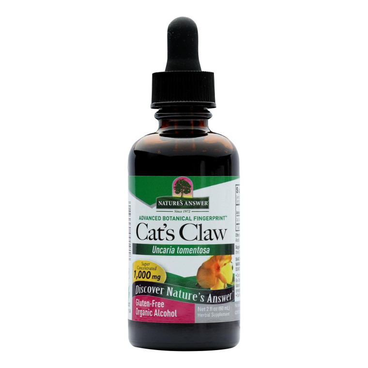 Nature's Answer - Cat's Claw Inner Bark - 2 Fl Oz - J C Herbal Products