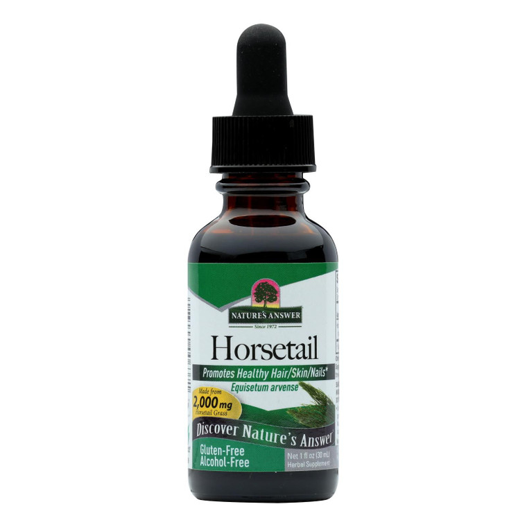 Nature's Answer - Horsetail Herb Alcohol Free - 1 Fl Oz - J C Herbal Products