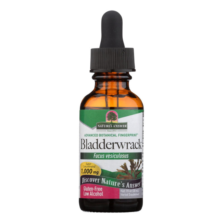 Nature's Answer - Bladderwrack Thallus - 1 Fl Oz - J C Herbal Products