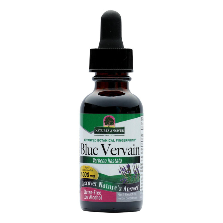 Nature's Answer - Blue Vervain Herb - 1 Fl Oz - J C Herbal Products