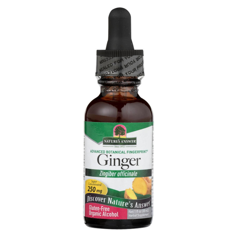 Nature's Answer - Ginger Root Extract - 1 Fl Oz - J C Herbal Products