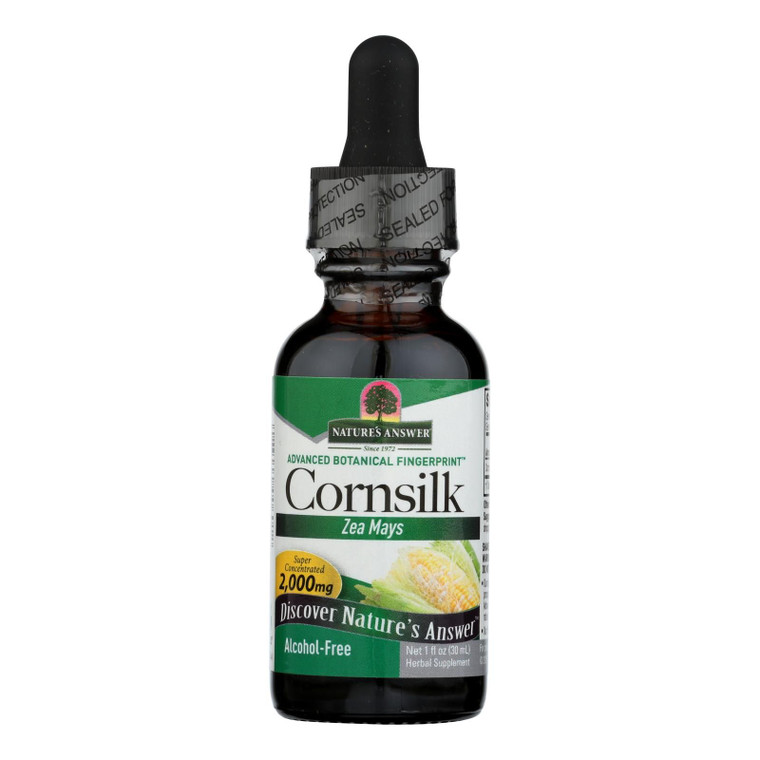 Nature's Answer - Cornsilk Alcohol Free - 1 Fl Oz - J C Herbal Products