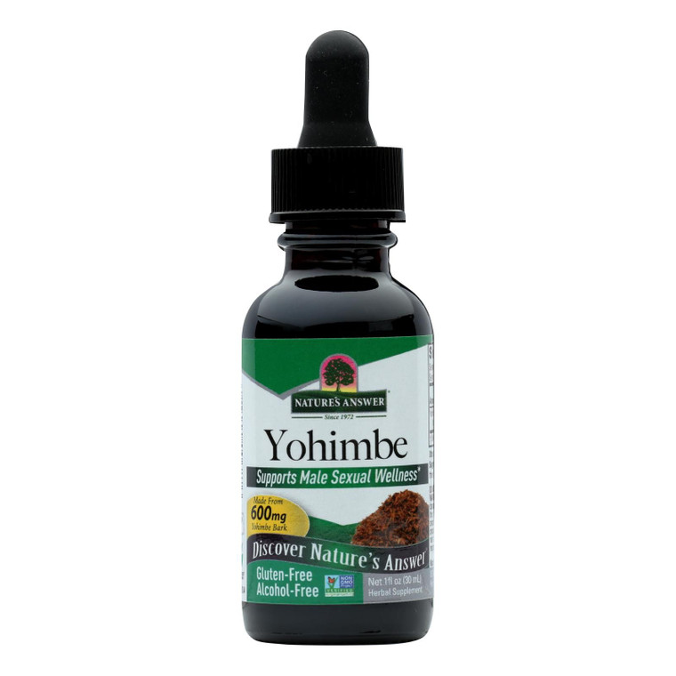 Nature's Answer - Yohimbe Bark Alcohol Free - 1 Fl Oz - J C Herbal Products