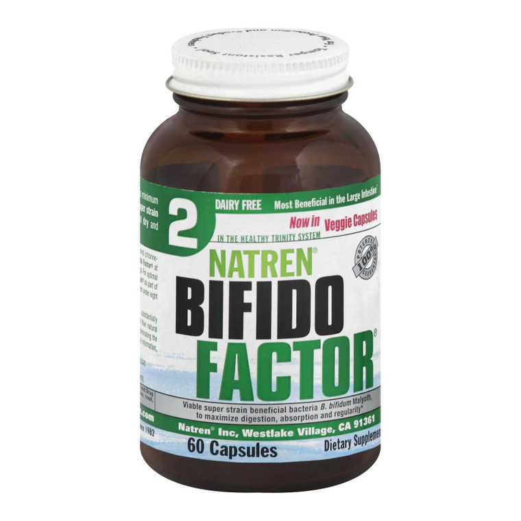 Natren - Bifido Factor Dairy Free - 1 Each - 60 Cap - J C Herbal Products