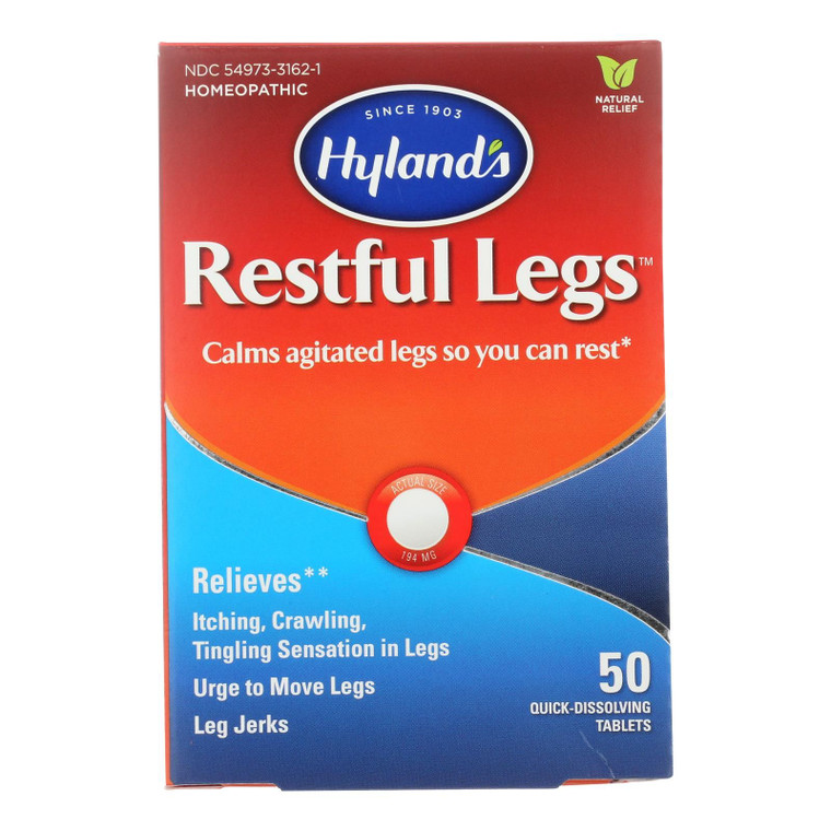 Hyland's - Restful Legs - Case Of 3-50 Tablets - J C Herbal Products