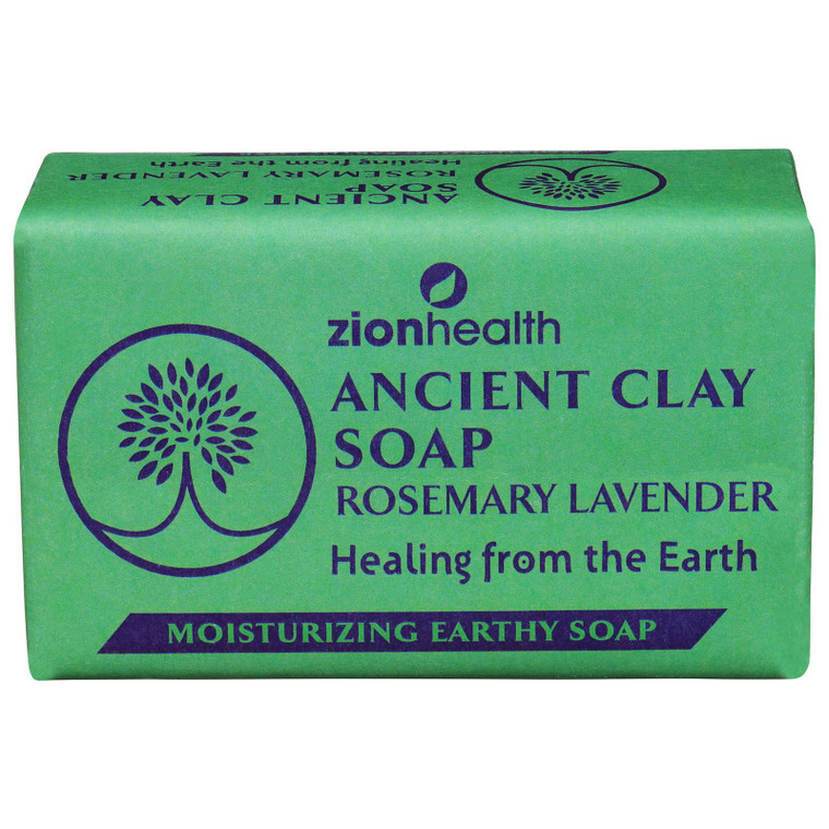 Zion Health - Ancnt Cly Soap Rsmry Lvnd - 1 Each - 6 Oz - J C Herbal Products