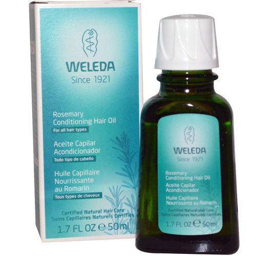 Weleda Hair Oil - Conditioning - Rosemary - 1.7 Fl Oz - J C Herbal Products