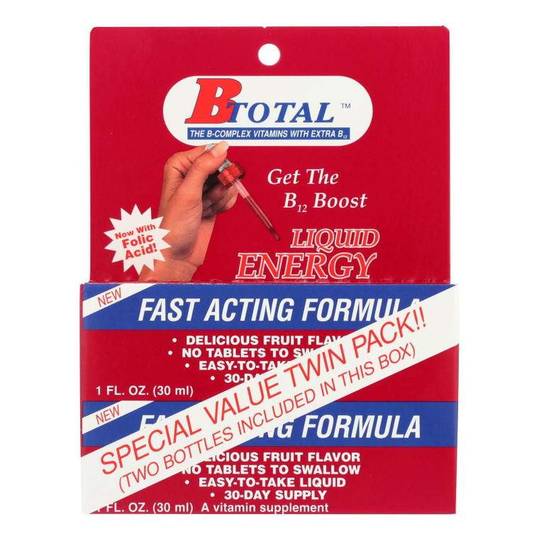 Sublingual Products B-total Twin Pack - 2 Fl Oz - J C Herbal Products