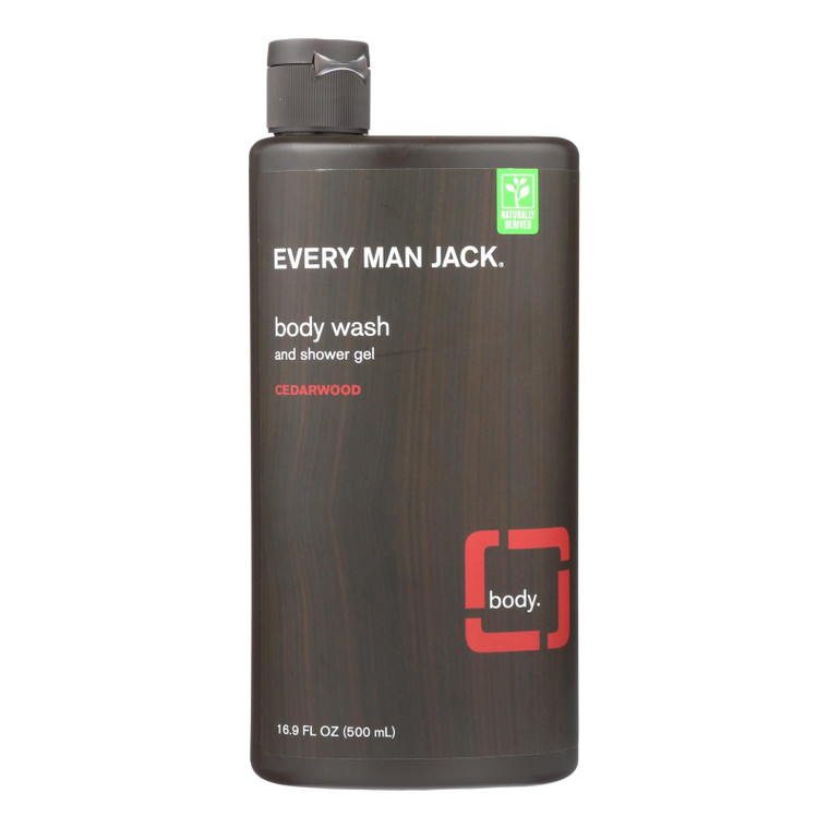 Every Man Jack Body Wash - Cedarwood - 16.9 Oz - J C Herbal Products