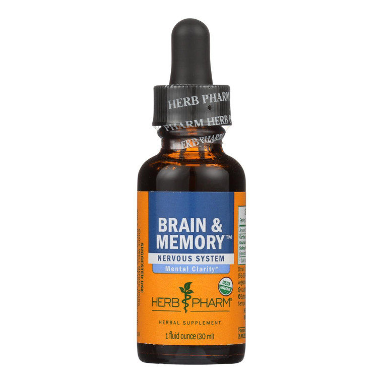 Herb Pharm - Brain & Memory Tonic - 1 Each-1 Fz - J C Herbal Products