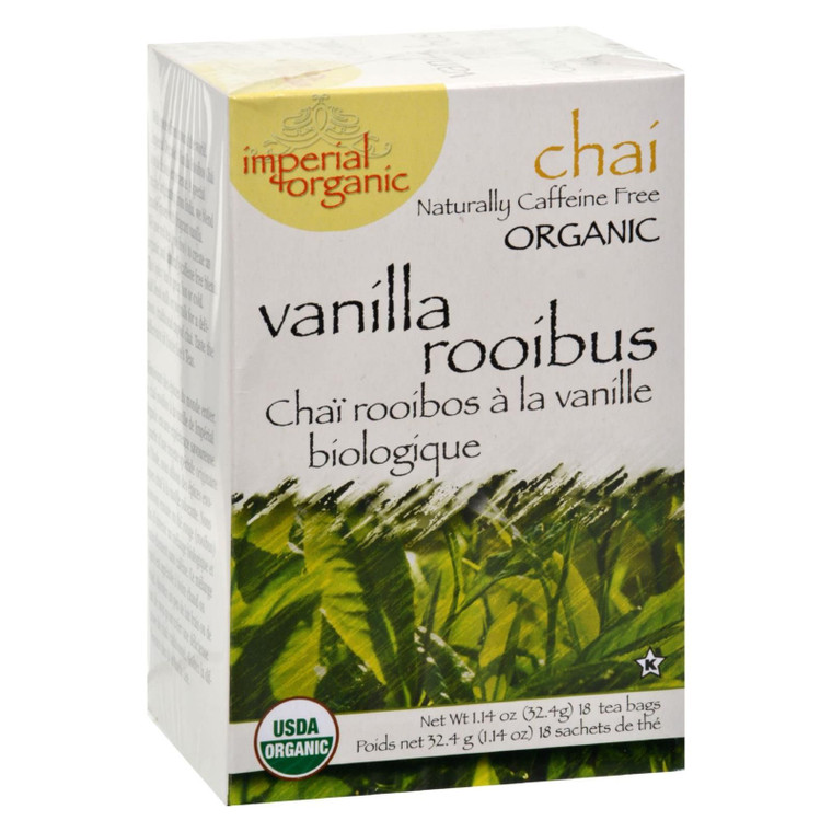 Uncle Lee's Imperial Organic Vanilla Rooibos - 18 Tea Bags - J C Herbal Products