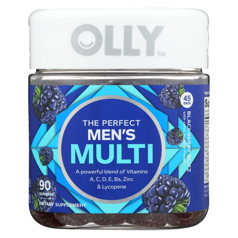 Olly - Vitamins Multi Mens Blkbr - 1 Each - 90 Ct - J C Herbal Products