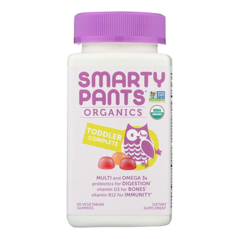 Smartypants - Gummy Vitamin Tdlr Complt - 1 Each - 60 Ct - J C Herbal Products