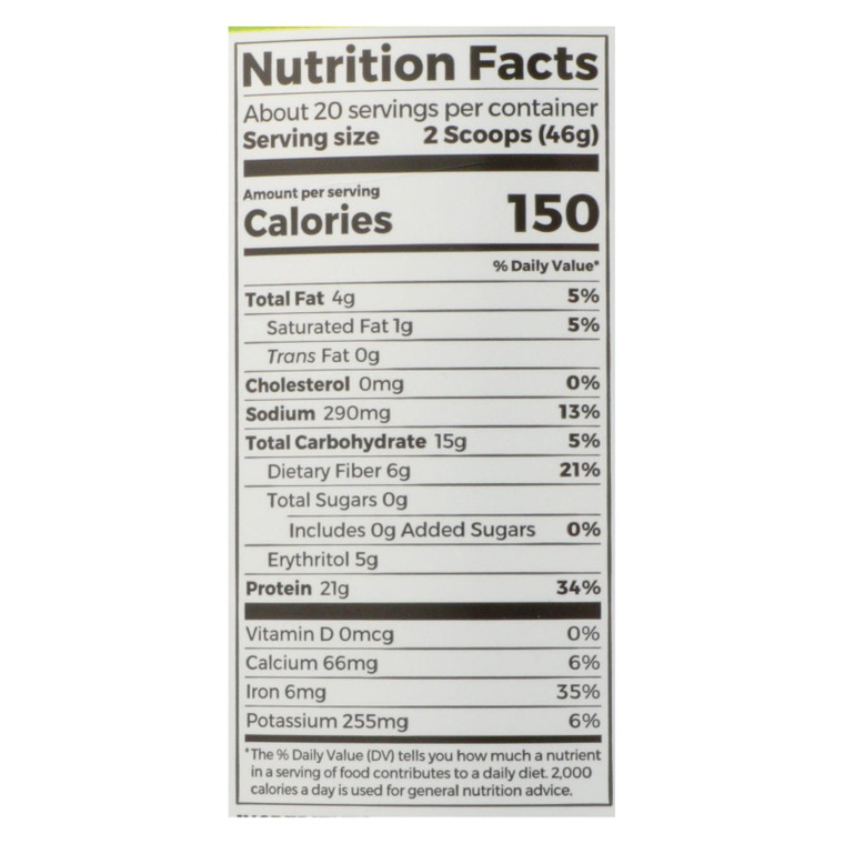 Orgain Organic Protein Powder - Plant Based - Creamy Chocolate Fudge - 2.03 Lb - J C Herbal Products