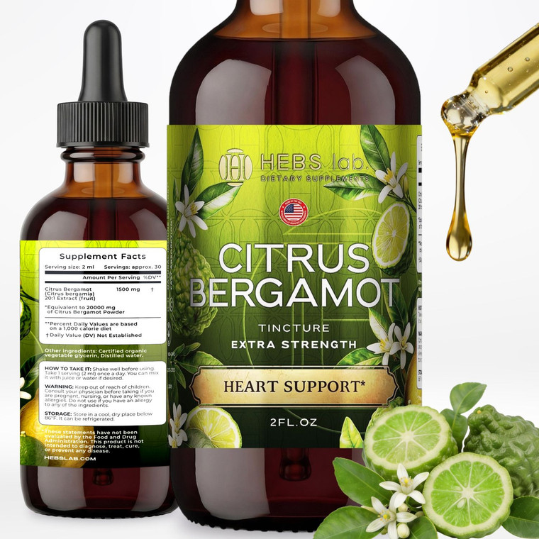 Citrus Bergamot Extract Liquid 2 fl oz - J C Herbal Products