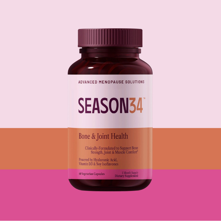 SEASON34 Joint & Bone Health supplements for Women 60 Capsules - J C Herbal Products