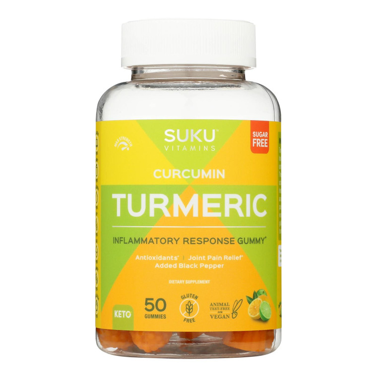 Suku Vitamins - Gummy Turmeric - 1 Each-50 Ct - J C Herbal Products