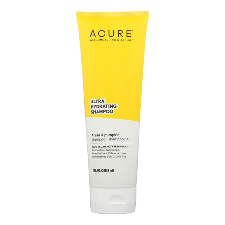Acure - Shampoo Argan Hydrate - 1 Each-8 Fz - J C Herbal Products
